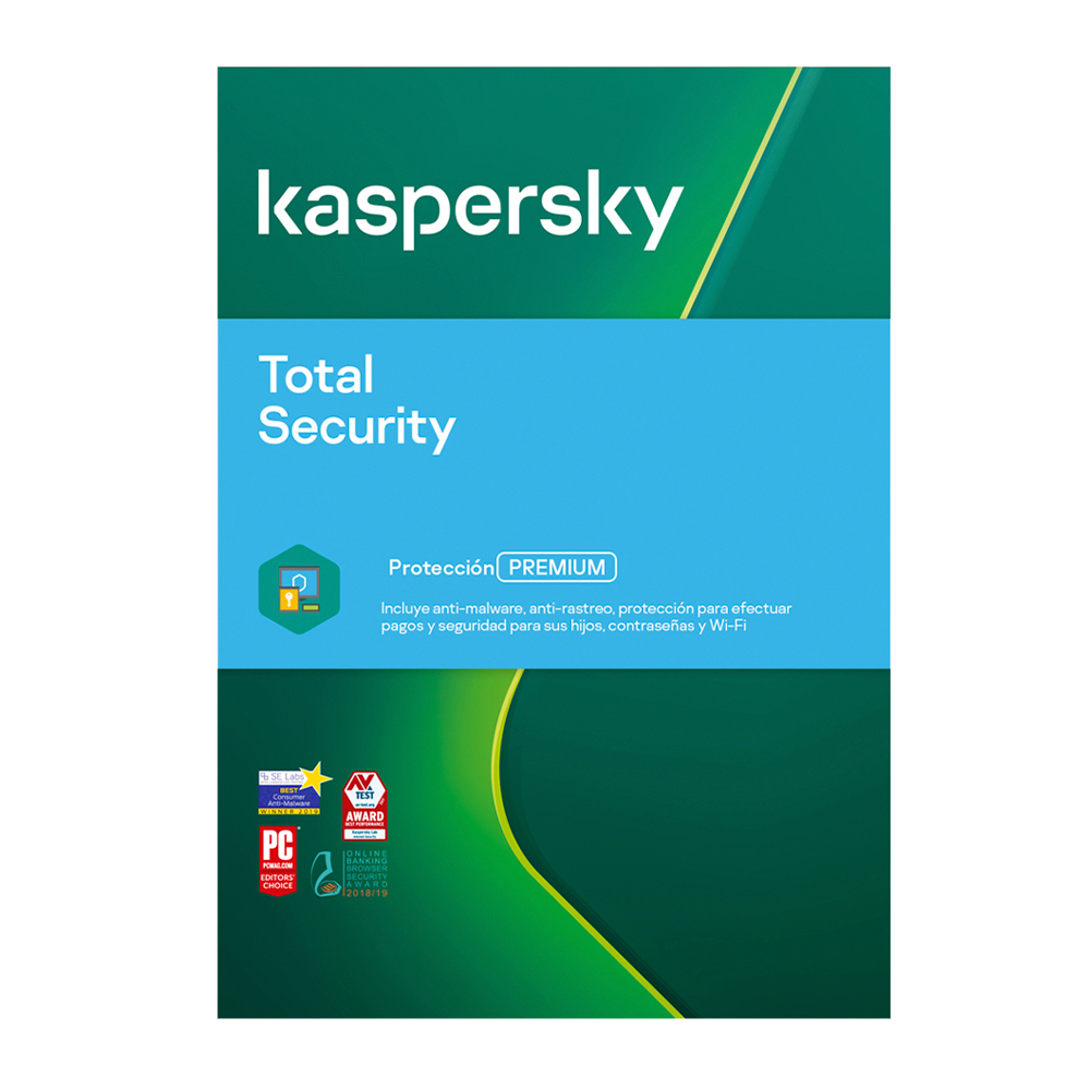 Antivirus Kaspersky Total Security 1 Dispositivo ESD 1 Año Digital SIShop 🛒