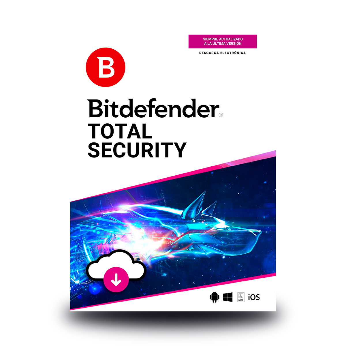Antivirus Bitdefender Total Security 3 Usuarios ESD 2 Años Digital SIShop 🛒