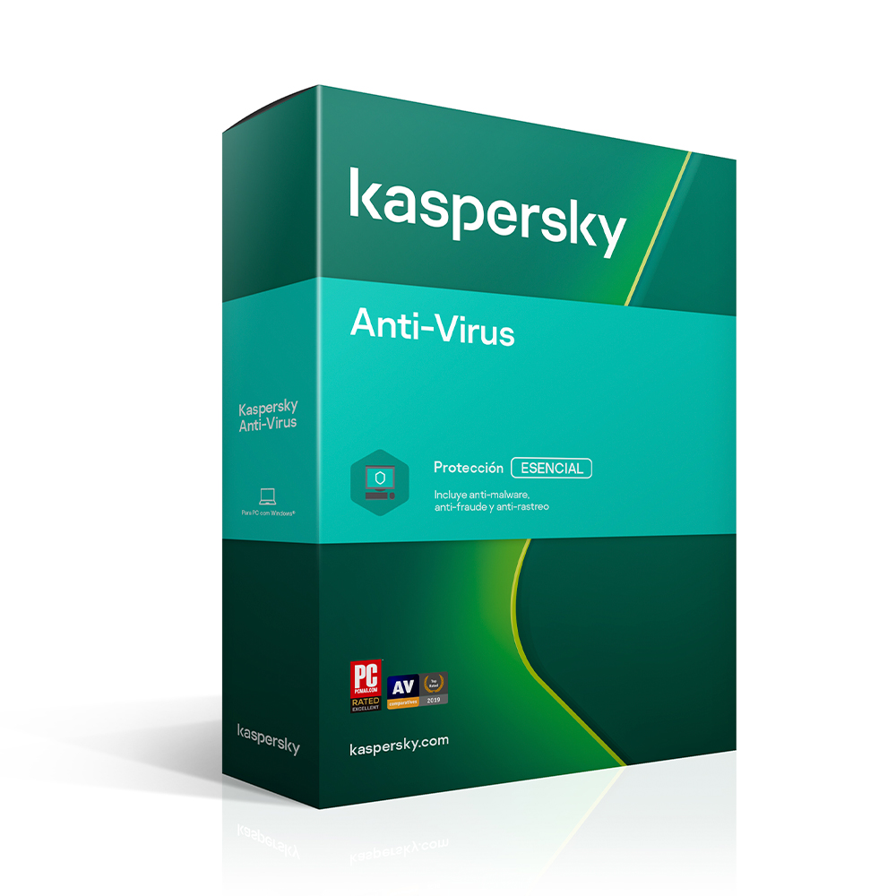 Antivirus Kaspersky Antivirus 1 Dispositivo 1 año Caja SIShop 🛒