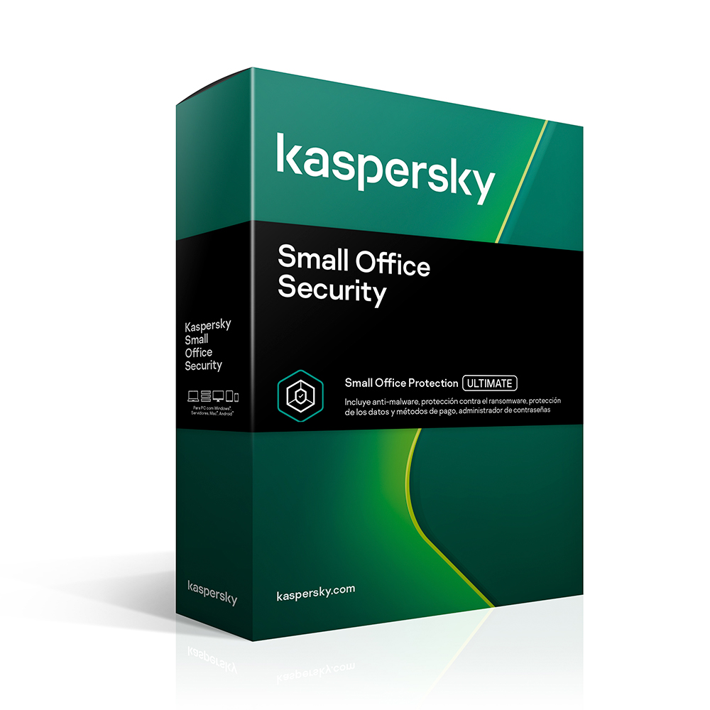 Antivirus Kaspersky Small Office Security 5 Dispositivos 1 año Caja SIShop 🛒