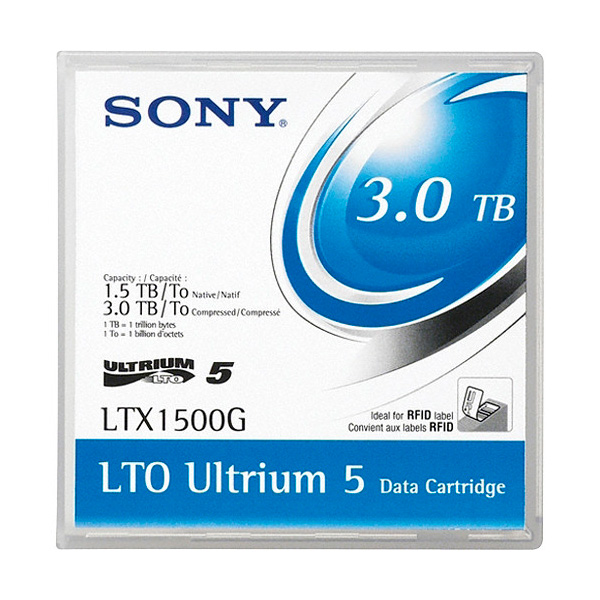 Partes Cartucho de Datos Sony LTO-5 Ultrium 1.5 TB / 3.0 TB LTO Ultrium-5 SIShop 🛒