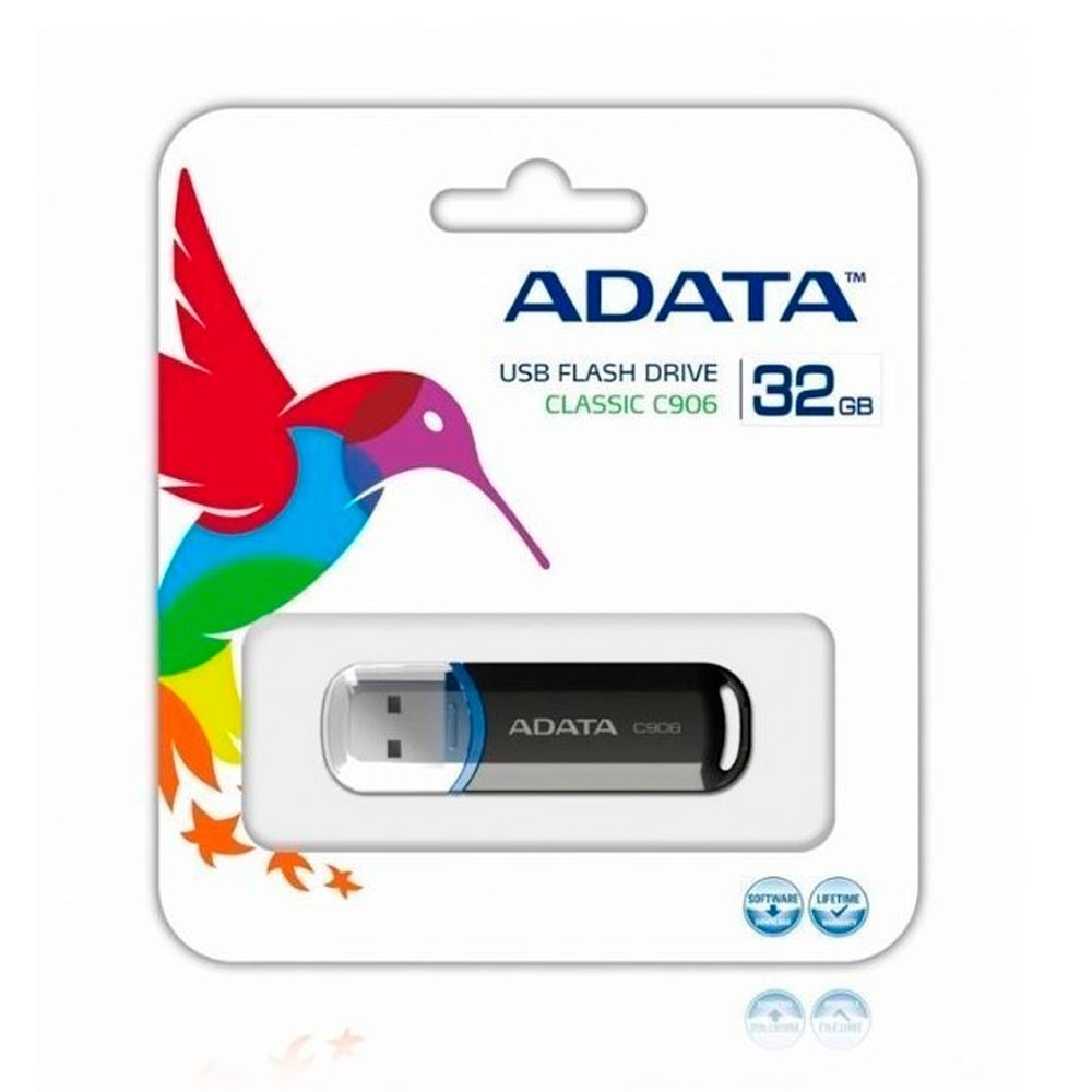 Almacenamiento ADATA Memoria USB 2.0 32GB COLOR Negra SIShop 🛒