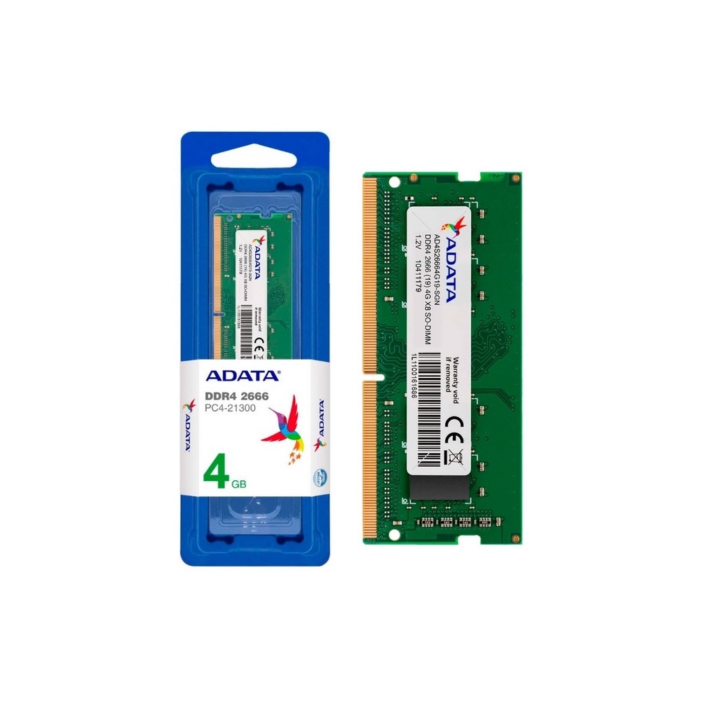 Almacenamiento ADATA Memoria RAM Portátil DDR4 4GB Bus SIShop 🛒