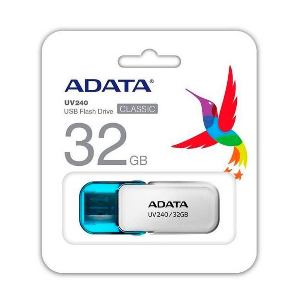 Almacenamiento ADATA Memoria USB 2.0 Escualizable 32GB COLOR Blanca SIShop 🛒