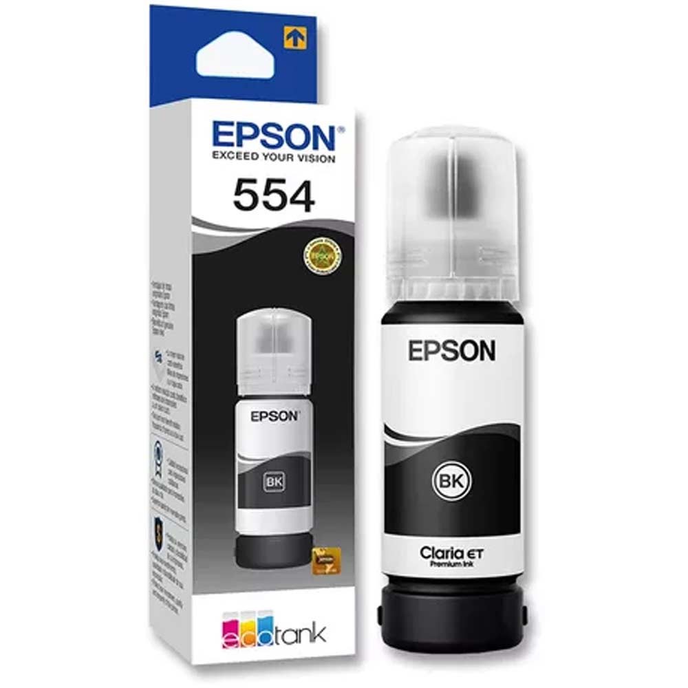 Consumibles Botella Epson T554120-46 Negro, 70 ml (6.700 paginas) SIShop 🛒