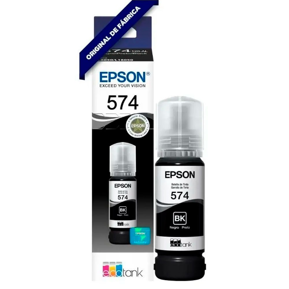Cartuchos Botella Epson T574120-AL - ECOTANK Black  - L8050 SIShop 🛒