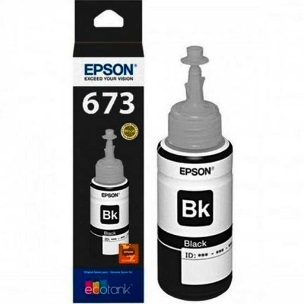 Consumibles Botella de Tinta para impresoras Epson T673120-AL - Ecotank Black SIShop 🛒