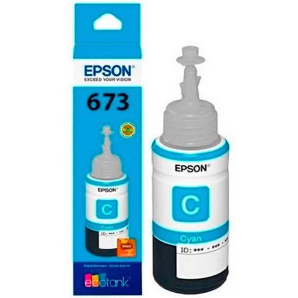 Consumibles Botella Epson T673220-AL - ECOTANK Cyan L800/L805 (1800 fotos 10 x 15 cm) SIShop 🛒