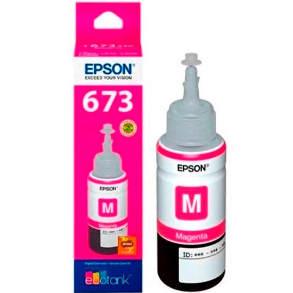 Consumibles Botella de tinta para impresoras EPSON T673120-AL - Ecotank L800/L805 Magenta SIShop 🛒