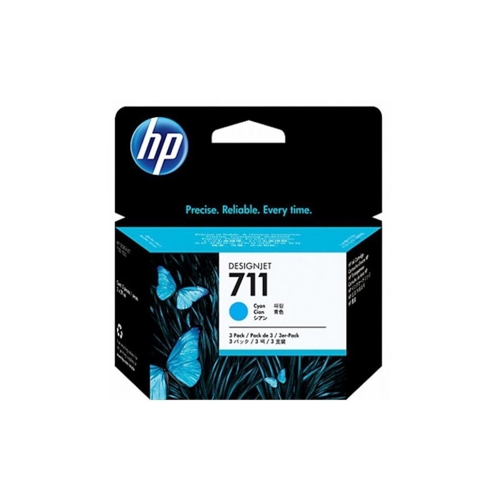 Cartuchos Pack de ahorro de 3 cartuchos de tinta DesignJet HP 711 de 29 ml cian  SIShop 🛒