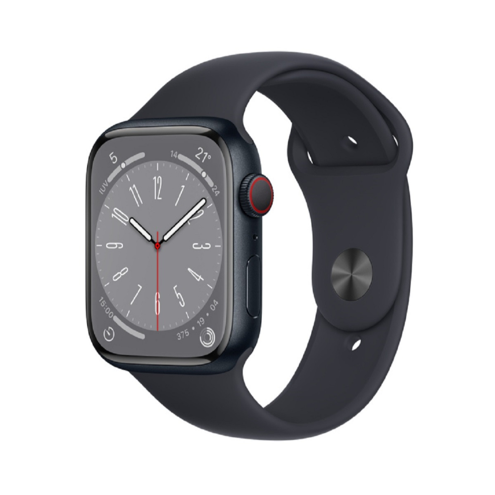 Accesorios Celulares Y Tablets Apple Watch Series 8 (GPS) - Caja de aluminio en color medianoche de 41 mm - Correa deportiva en color medianoche - Talla única SIShop 🛒