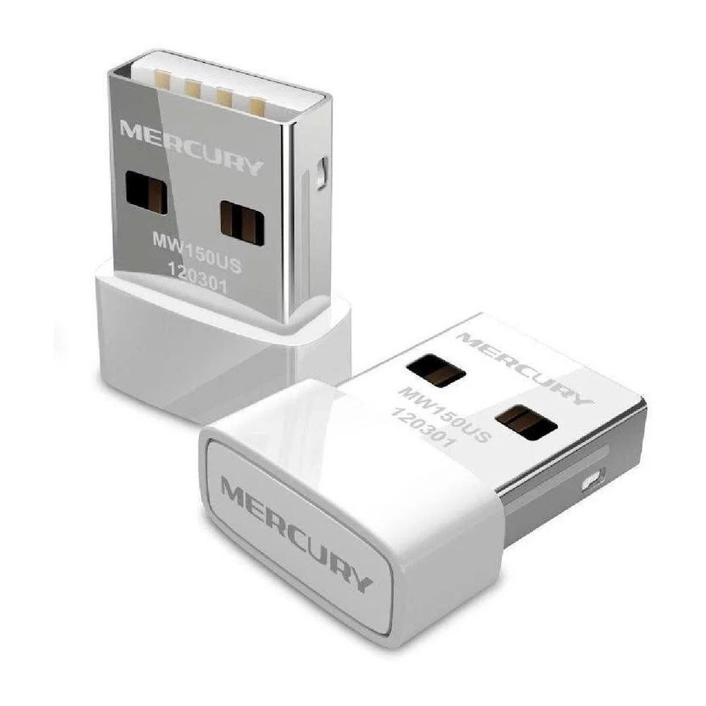 Redes Adaptador Nano Mercusys USB 2.0  inalámbrico de 150Mbps SIShop 🛒