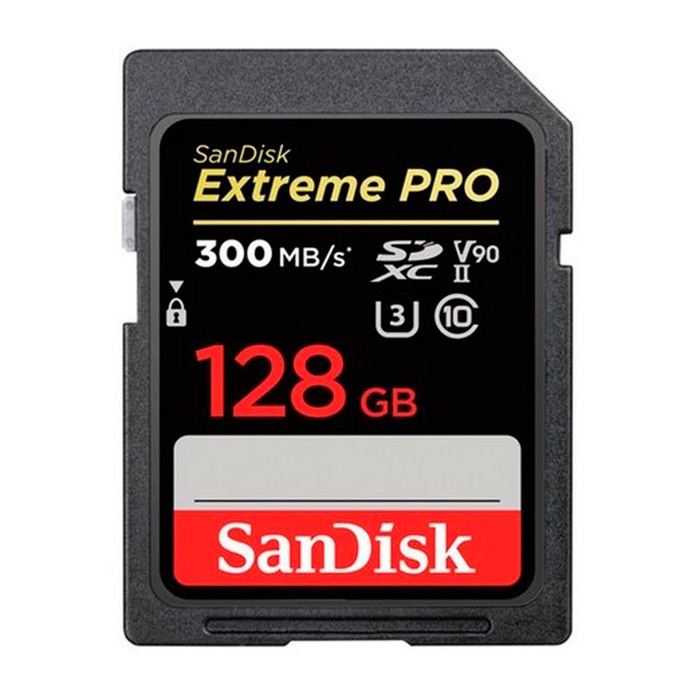 Almacenamiento Tarjeta SD SanDisk Extreme PRO UHS-II 128GB hasta 300 MB/s de lectura y hasta 260MB/s de escritura C10, U3,V90 SIShop 🛒