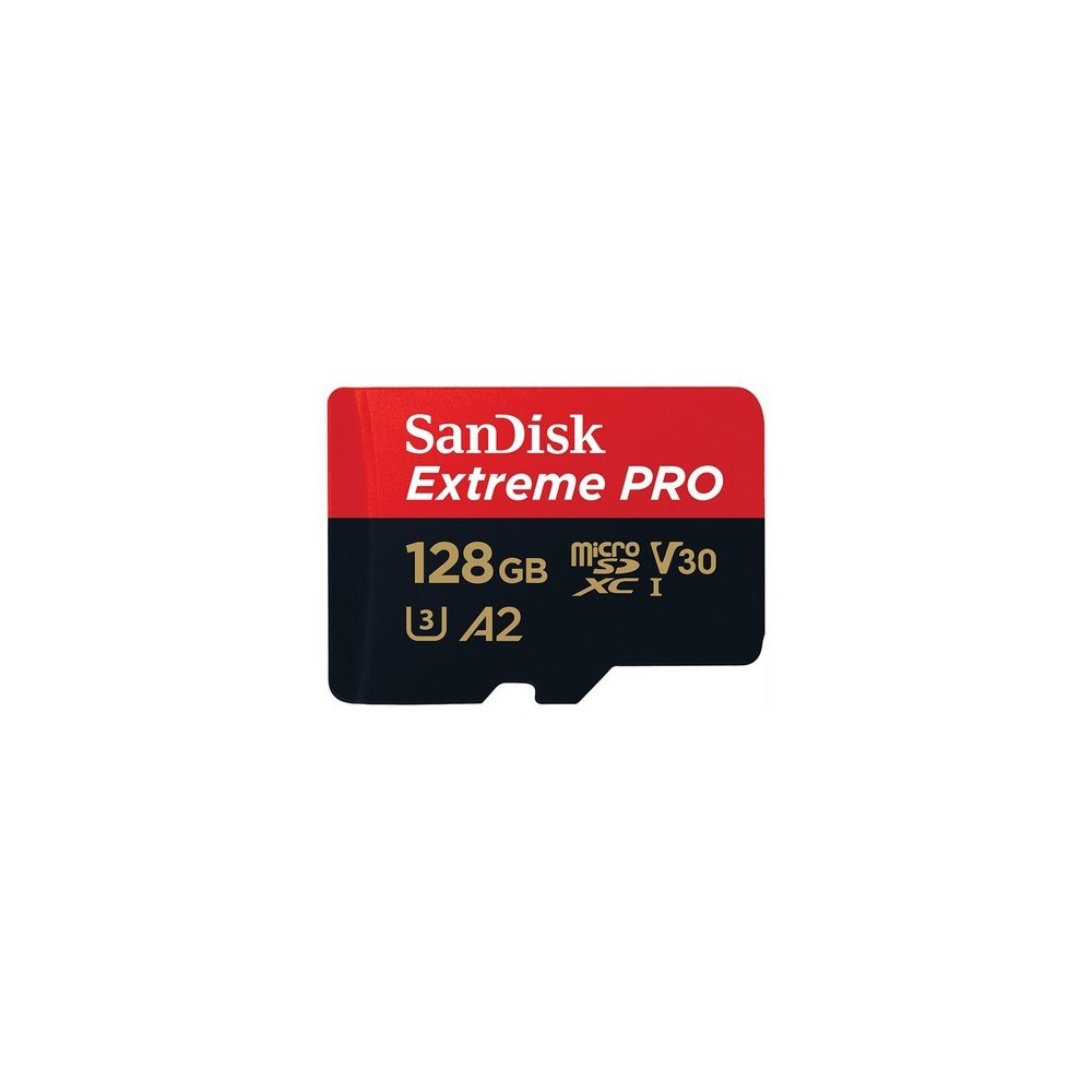 Almacenamiento MicroSD SanDisk Extreme Pro UHS-I con adaptador 128GB SIShop 🛒