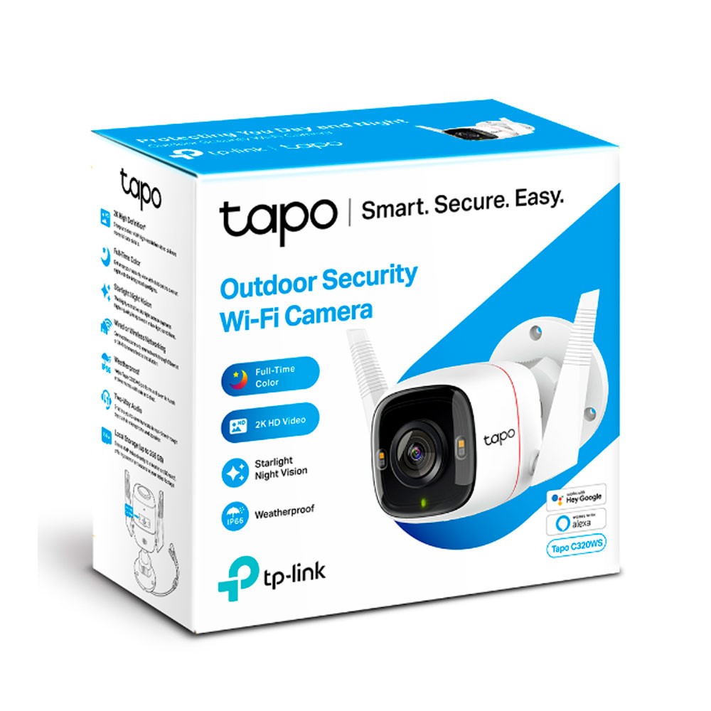 CÁMARAS DE VIDEOVIGILANCIA Camara TPLINK con Wi-Fi de seguridad para exteriores SIShop 🛒