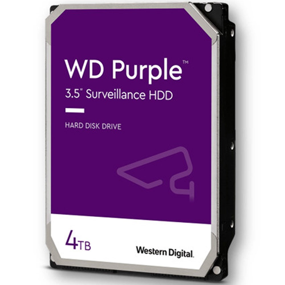 Almacenamiento Disco duro western digital purpura 4TB 5400RPM sata 6Gbs cache 256 MB 3,5in videovigilancia trabajo 24/7 SIShop 🛒