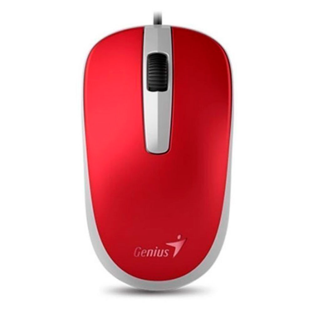Accesorios Y Perifericos Mouse Genius Alámbrico Usb Dx-120 Rojo SIShop 🛒