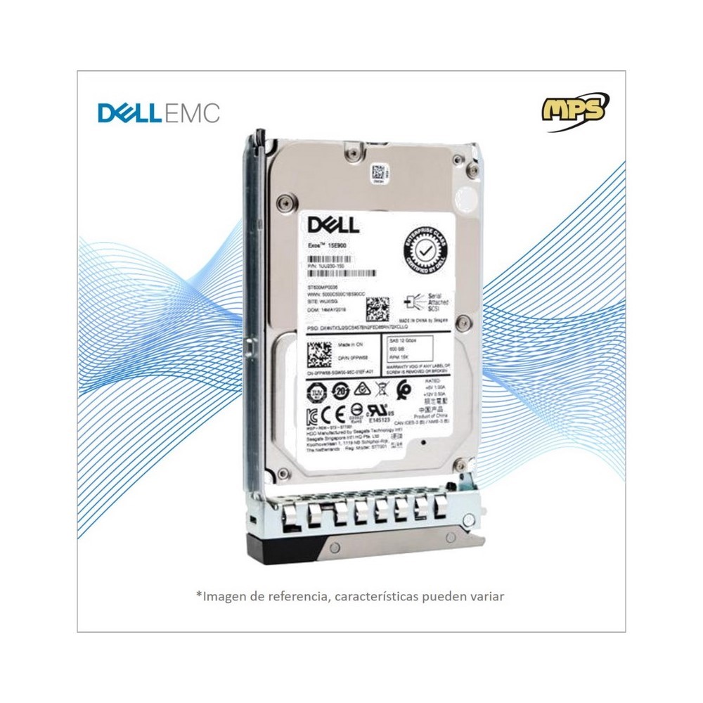 PARTES PARA SERVIDORES Disco Duro Dell 2.4TB 10K RPM SAS 12Gbps 512e 2.5in Hot-plug Hard Drive SIShop 🛒