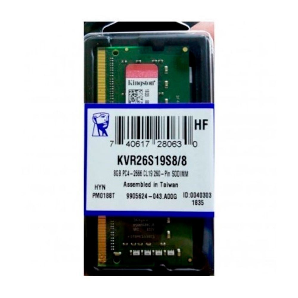 Almacenamiento Memoria Ram KINGSTON 2666 Portatil DDR4 8GB SIShop 🛒