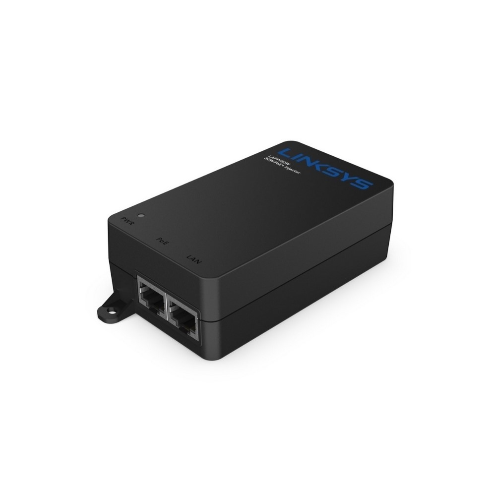 Redes PoE Inyector Linksys LAPPI30W,Puertos  puerto Gigabit Ethernet (10/100/1000), 1 puerto Gigabit Ethernet (10/100/1000) con PoE de 30 vatios,Tipo de carcasa Plástico, 100~240 V CA, 47~63 Hz, (0,8 A máx.), 2 años de garantía del producto. SIShop 🛒