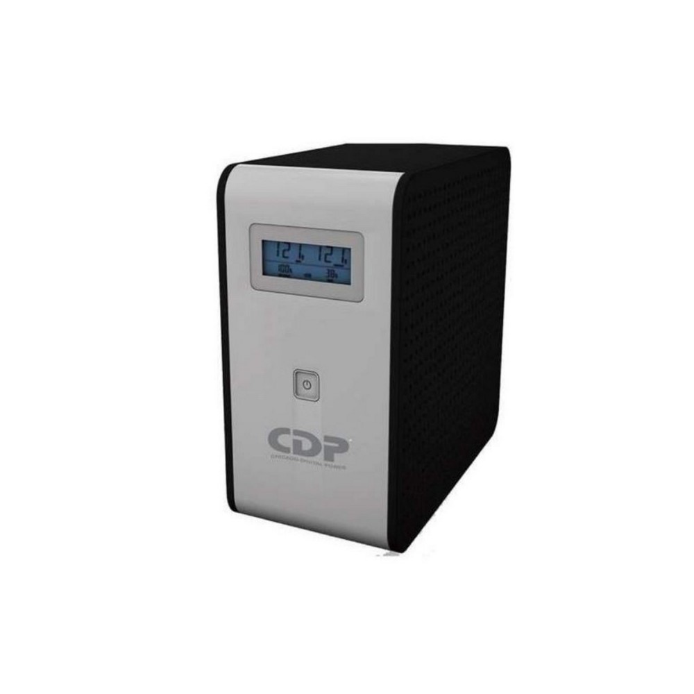 ENERGÍA UPS CDP Interactiva CDP, 1000VA/400W 6 Tomas de Salida Pantalla LCD Software de monitoreo SIShop 🛒