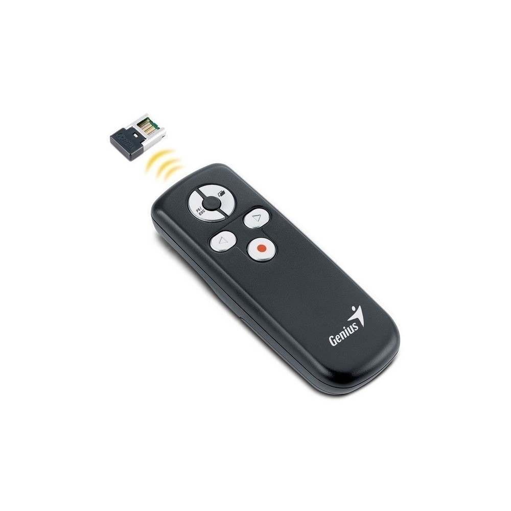 Accesorios Y Perifericos Apuntador Laser GENIUS 100 USB Media COLOR Negro SIShop 🛒