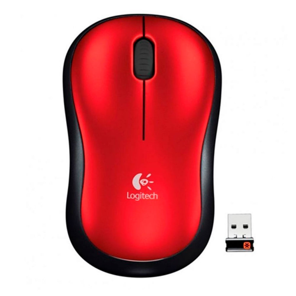 Accesorios Y Perifericos Mouse M185 Logitech Inalámbrico Receptor USB Rojo SIShop 🛒