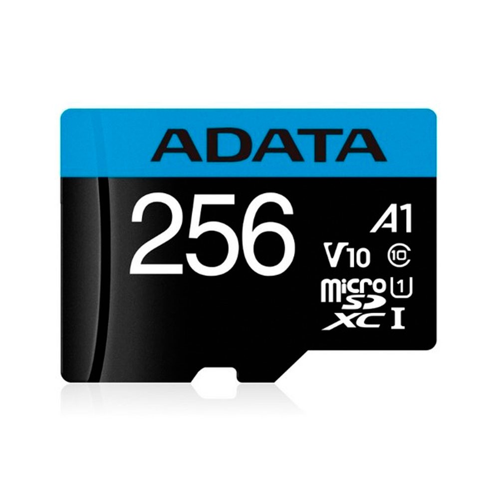 Almacenamiento ADATA Tarjeta Micro SD De Memoria Premier Con Adaptador 256GB SIShop 🛒