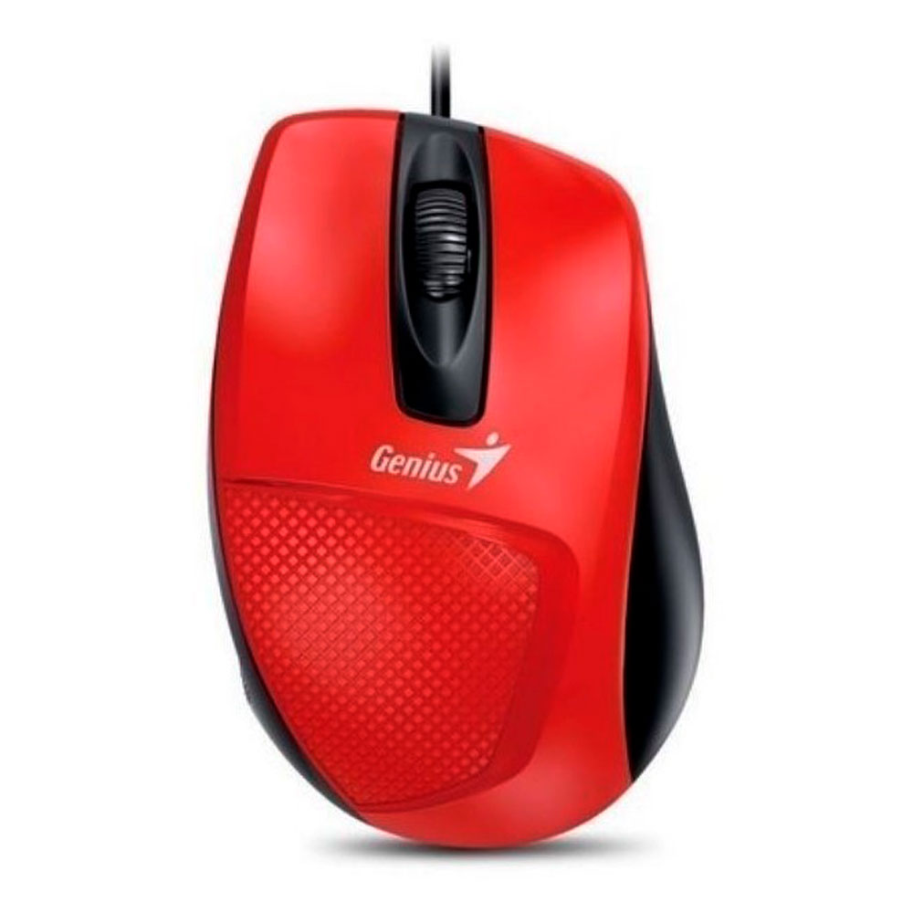 Accesorios Y Perifericos Mouse Alambrico Genius Ergonomico DX-150X USB Rojo SIShop 🛒