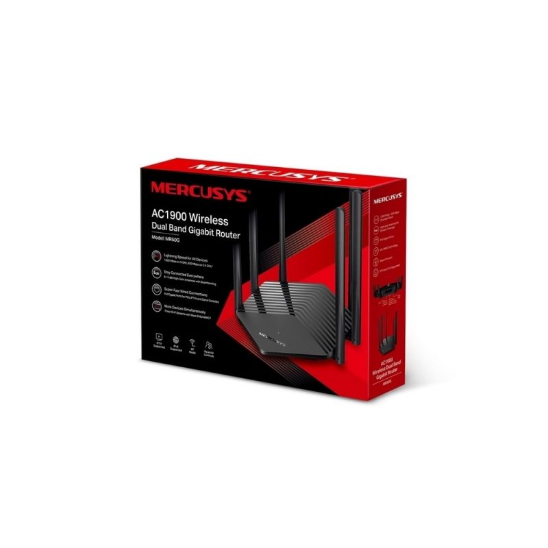 Enrutador Gigabit inalámbrico de doble banda AC1900 - Image 3