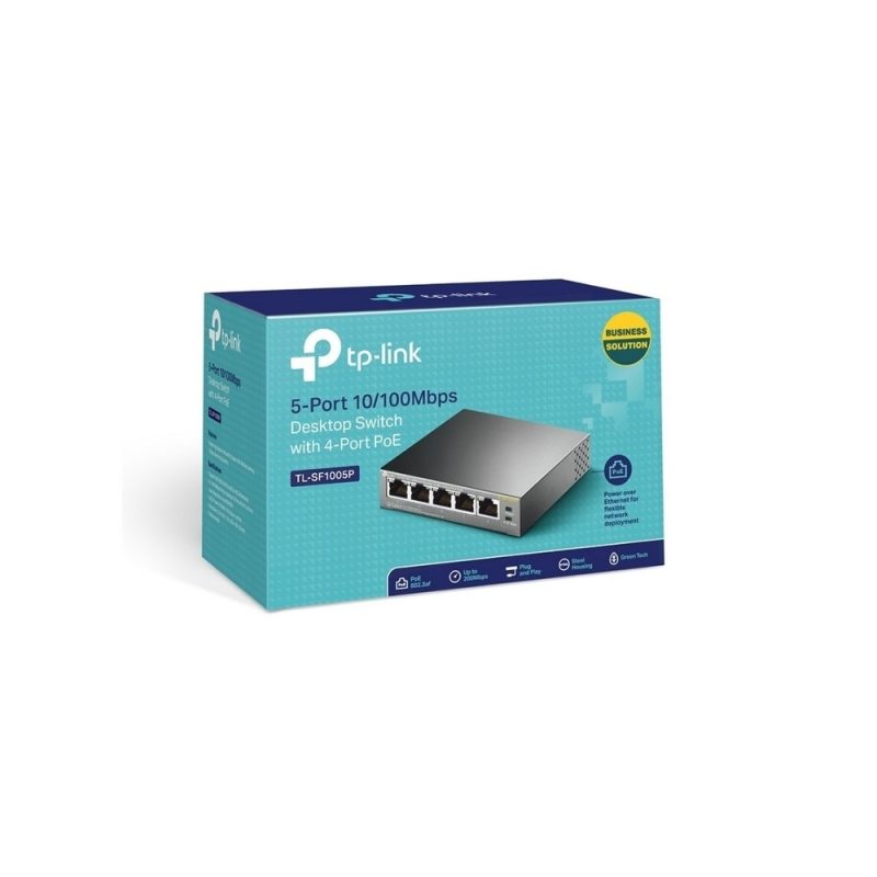 Switche TP-LINK PoE 10/100 de 5 Puertos - Image 3