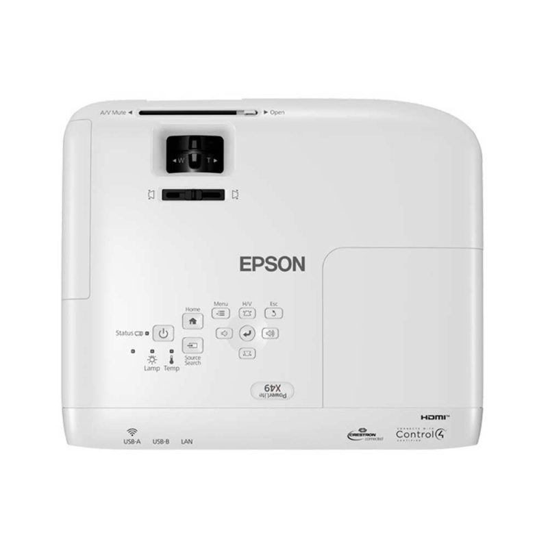Video Proyector Epson PowerLite X49 / Tecnología: 3LCD de 3 chips/(3.600 lumens en Blanco y Color - Resolución  XGA 1024*768 pixeles) - Image 3