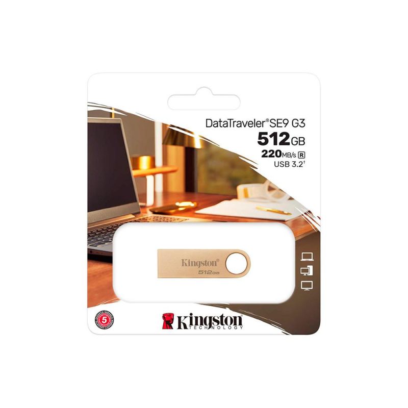 Memoria USB 512GB 220MB/s Metalica USB 3.2 Gen 1 DataTraveler SE9 G3 - Image 3