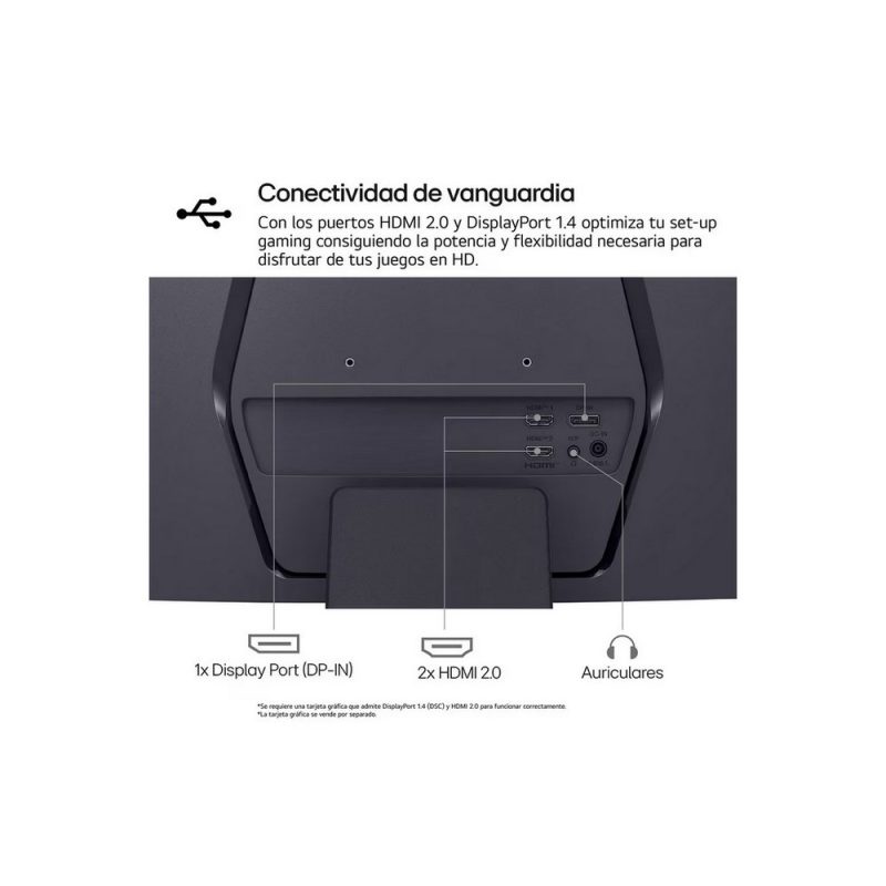 Monitor Gamer UltraGear 27 QHD 2560 x 1440  Curvo - Image 2
