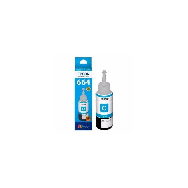 Botella de Tinta EPSON T664220 L200/210/350/355/555 COLOR Cyan - Image 4