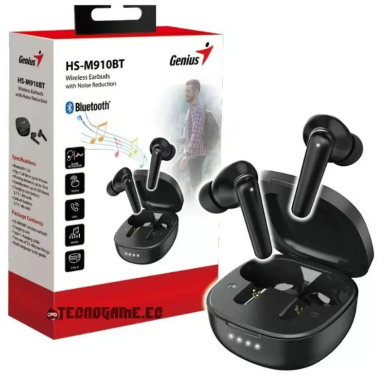 AUDIFONOS BLUETOOTH HS-M905BT BLACK - Image 3