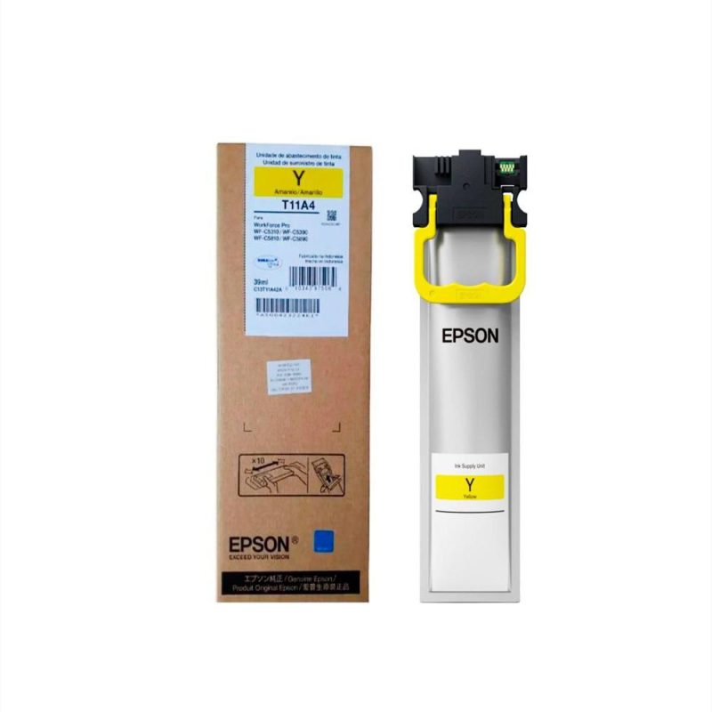 Bolsa de Tinta Epson Yellow T11A420-AL  para WorkForce WF C5390/WF C5890 (5.000 páginas) - Image 2