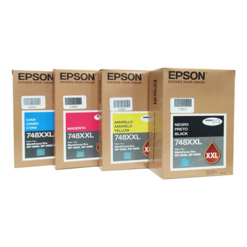 Cartuchos de Tinta Epson  Yellow T748XXL420-AL para WorkForce WF-6090/WF-6590 (7.000 páginas) - Image 3