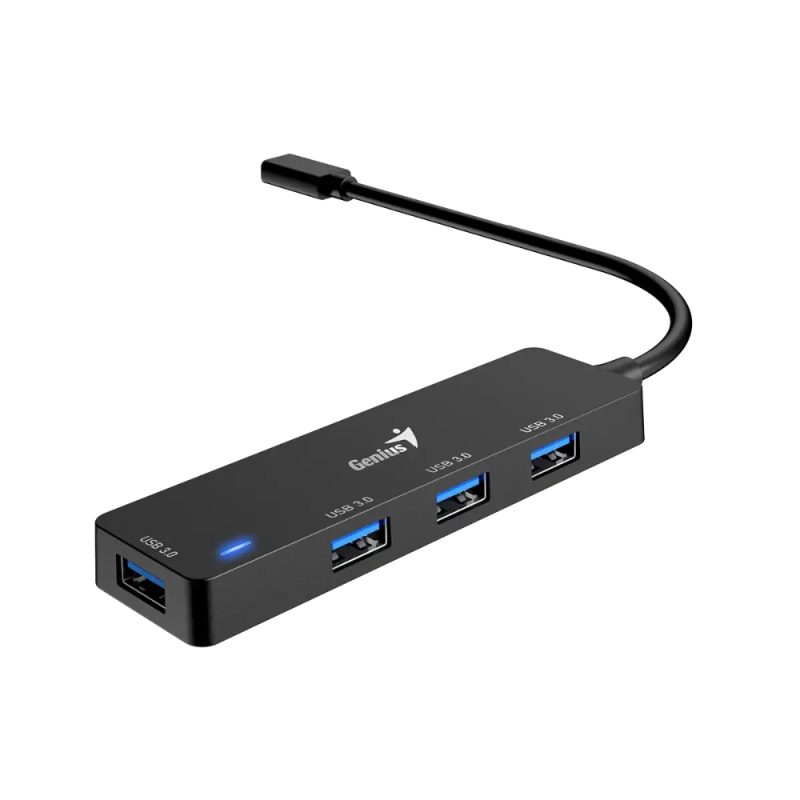 HUB USB-C GENIUS DE 4 PUERTOS BLACK - Image 2