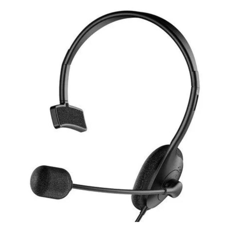 AUDIFONO PARA PC USB HS-100U BLACK - Image 2