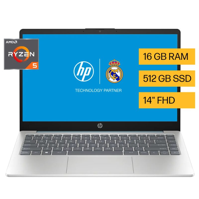 Portátil HP 14-em0021la/AMD Ryzen™ 5 7520U 4,3 GHz/16GB LPDDR5/512GB SSD/14 FHD/Windows 11 Home - Image 3