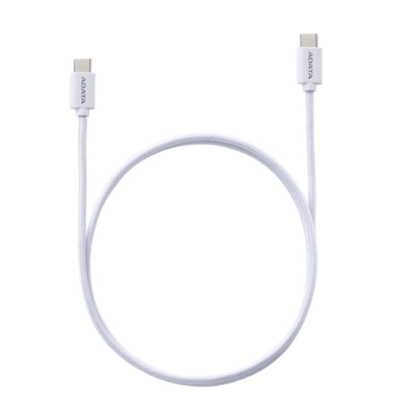 CABLE BLANCO  C TO C 2 METROS 100W SOPORTA CARGA RAPIDA  PD3.0 Y QC3.0 - Image 2