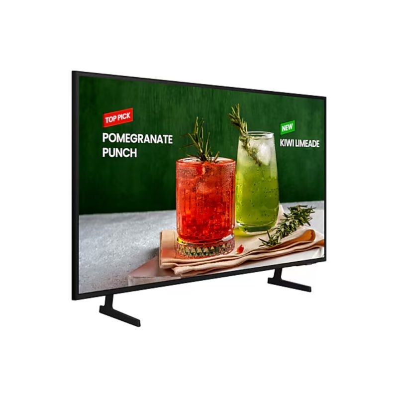 Monitor televisor Pro Samsung BE50D-H,Televisor + Monitor Industrial,Tamaño 50”resolución 3840x2160 , Brillo 300 nit, Contraste: 4700:1, Características: uso 16 horas/día, altavoces 2,Conectividad VIDEO: HDMI x2, USB: USB x 1, RF: 1 Terrestre / 1 Cable/ 1 Satélite, RJ45, salida AUDIO: óptico, Wi-Fi 5, compatible con Bluetooth,Garantía:  3 años - Image 2