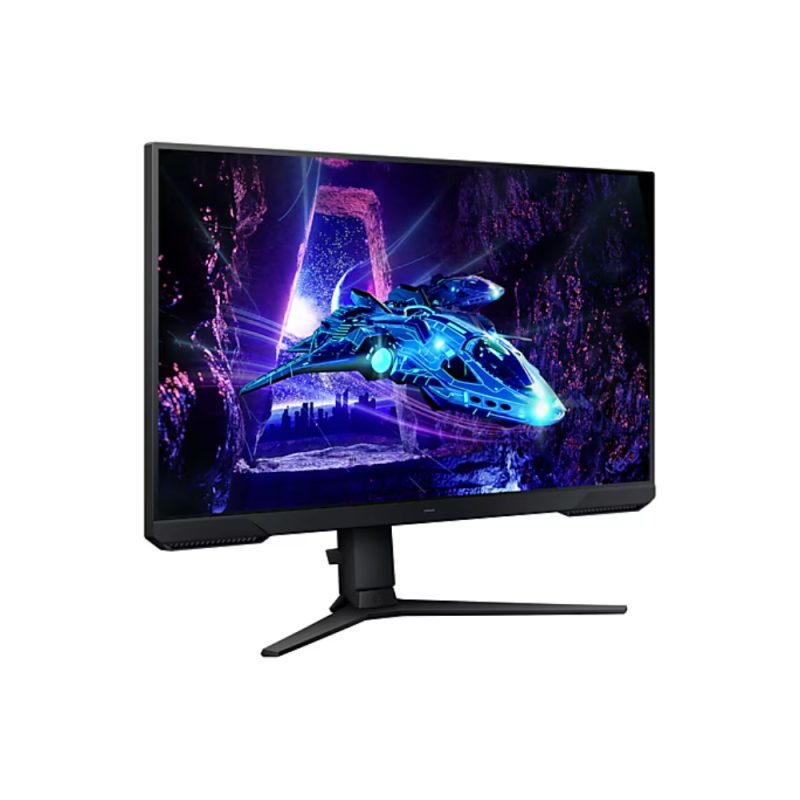 Monitor Samsung  plano gamer Odyssey G3 27 Panel  VA  Color Negro, Brillo: 250cd/m2 16:9,  Res: 1920X1080, TR: 1 ms 180 HZ Eye Saver Mode, Flicker Free, Windows Certification,  FreeSync Premium,Pantalla VESA HDR 400, Conectividad: Display Port 1.4, HDMI 2.0, USB service   Auriculares - Vesa, 75*75, Incluye (Cable DP) 3 años de Garantia - Image 4