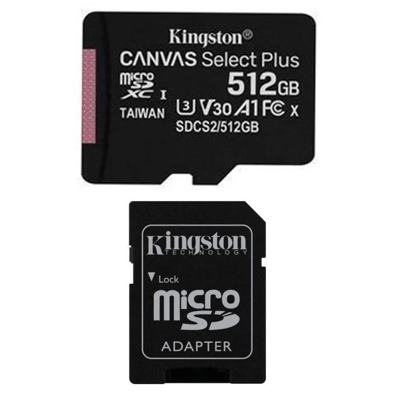 Memoria micro SD  Canvas Go Plus 512G V30 Card + ADP - Image 3