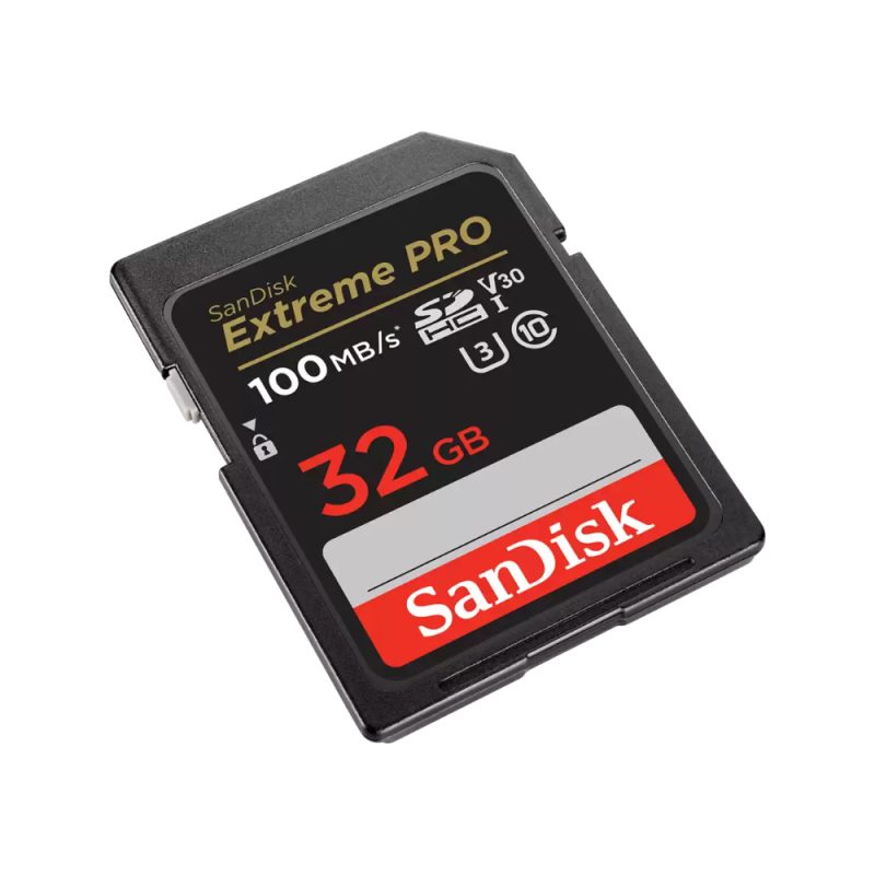 SanDisk  Secure Digital Extreme PRO 32GB SDHC UHS-I Card  100 Mb/s C10,U3,V30 - Image 2