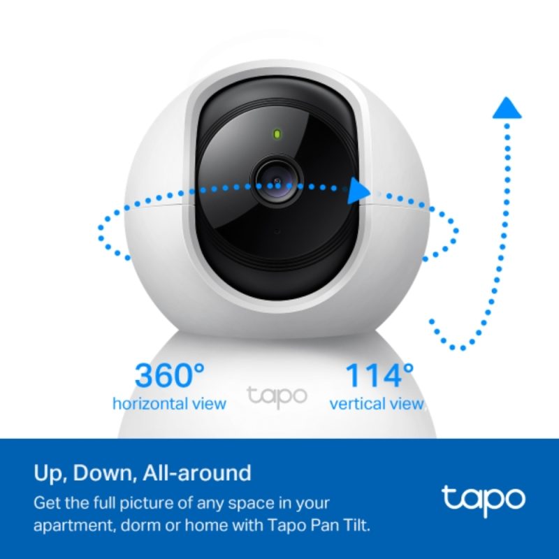 Cámara TAPO TPLINK Wi-Fi de sobremesa de 360 Grados con Detección por IA - Image 2