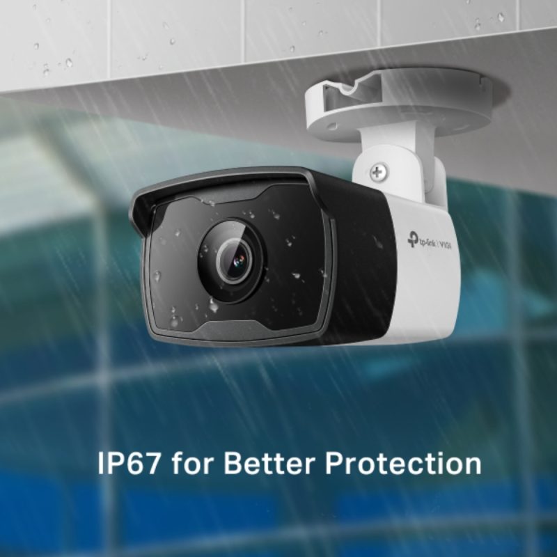 Cámara IP VIGI tipo Domo de 2MP.Lente Fijo 4 mm.Detección Inteligente (Clasifica Humanos y Vehículos), Detección de Movimiento, Detección de Intrusión de Área, Detección de Cruce de Línea, Detección de Manipulación de Cámara, Detección de Objeto abandonado, Detección de Remoción de Objetos. - Image 3